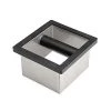 Espresso Solutions Coffee Knock Boxes EDO - Knock Chute - Square Open Bottom