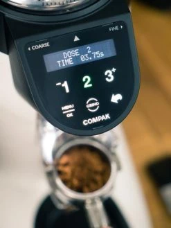 Compak - F8 - Fresh On-Demand Espresso Grinder - 83mm (Matt Black)