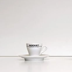 Rocket - Branded Espresso Cups & Saucers -2.5oz (Box Of 6) SERVE