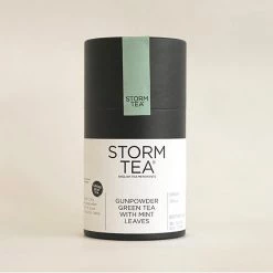 Storm Tea Storm - Gunpowder Green & Peppermint Tea - 100g Tin Tea & Chocolate