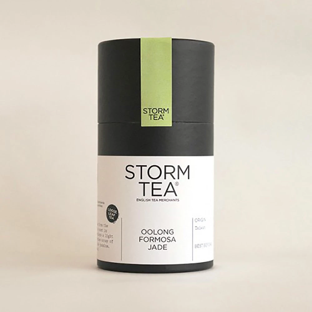 Storm Tea Tea & Chocolate Storm - Jade Formosa Oolong Tea - 100g Tin 3 Storm Tea Tea & Chocolate Storm - Jade Formosa Oolong Tea - 100g Tin