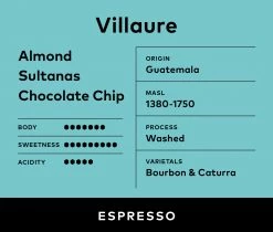 Machina Coffee Guatemala - Finca Villaure (Washed) - Espresso